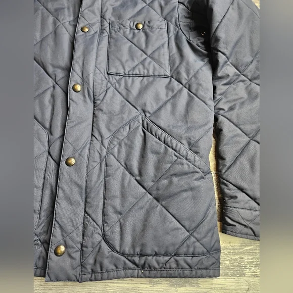 J. Crew Men's Small Navy Blue Quilted Sussex Jacket